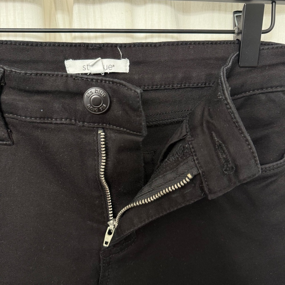 STS Blue Emma Mid Rise Skinny Black Jeans - Picture 6 of 8